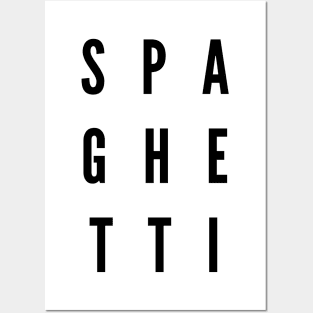 sPAGHETTI Posters and Art